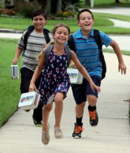 Children thrive with adequate nutrition.