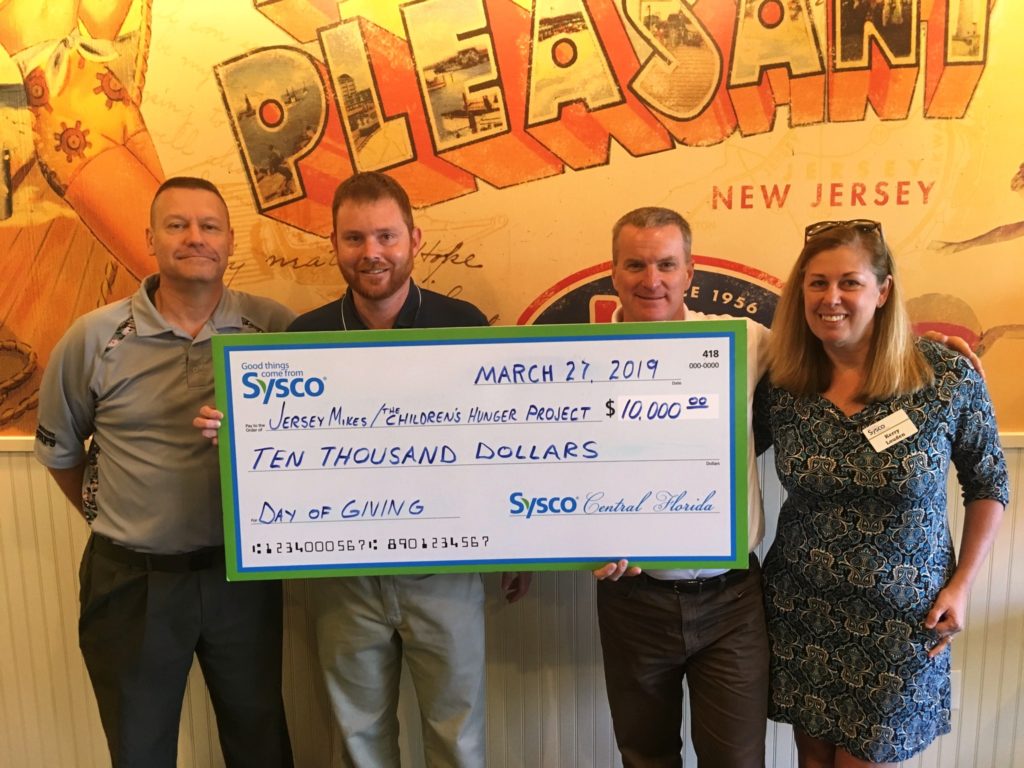 Jersey Mike's has a big heart for kids who are hungry in Brevard The