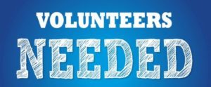 VOLUNTEERS NEEDED