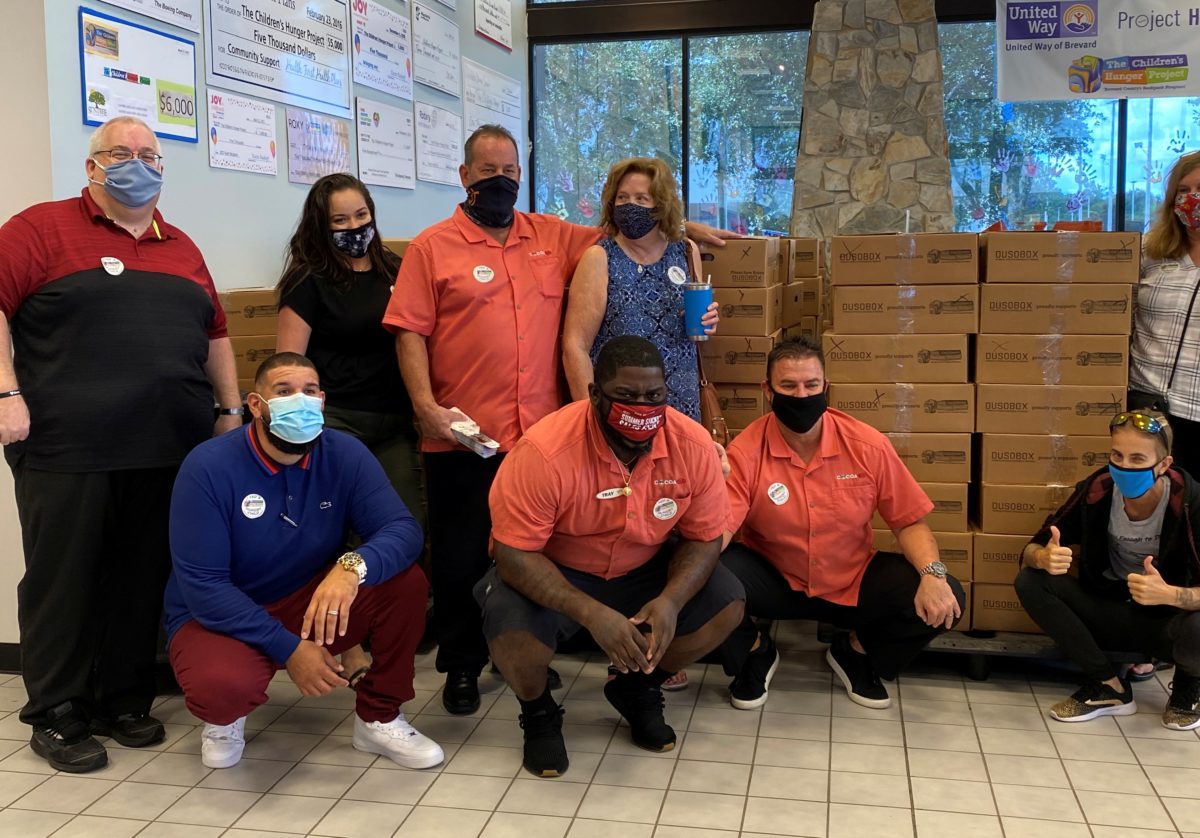 Cocoa Kia Packs and Donates for our Kids The Childrens Hunger Project