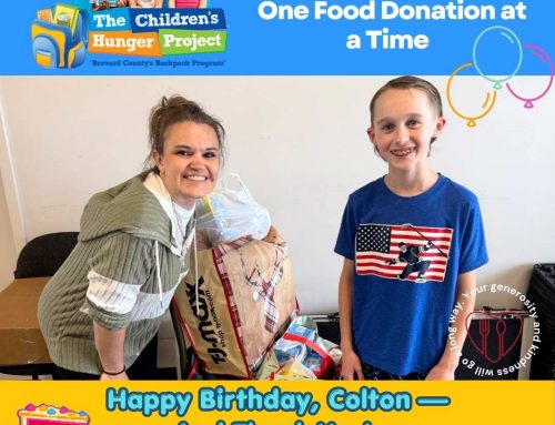 Colton’s Birthday Gift to TCHP Kids