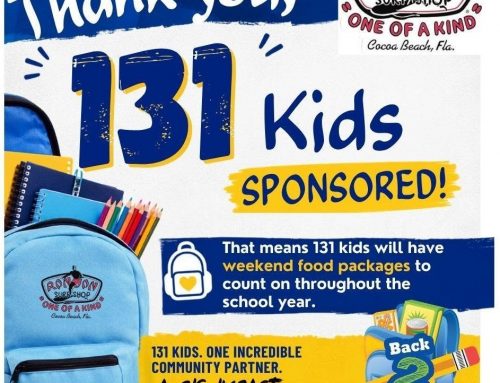 Ron Jon Sponsors 131 Children for TCHP’s Back-to-School Campaign